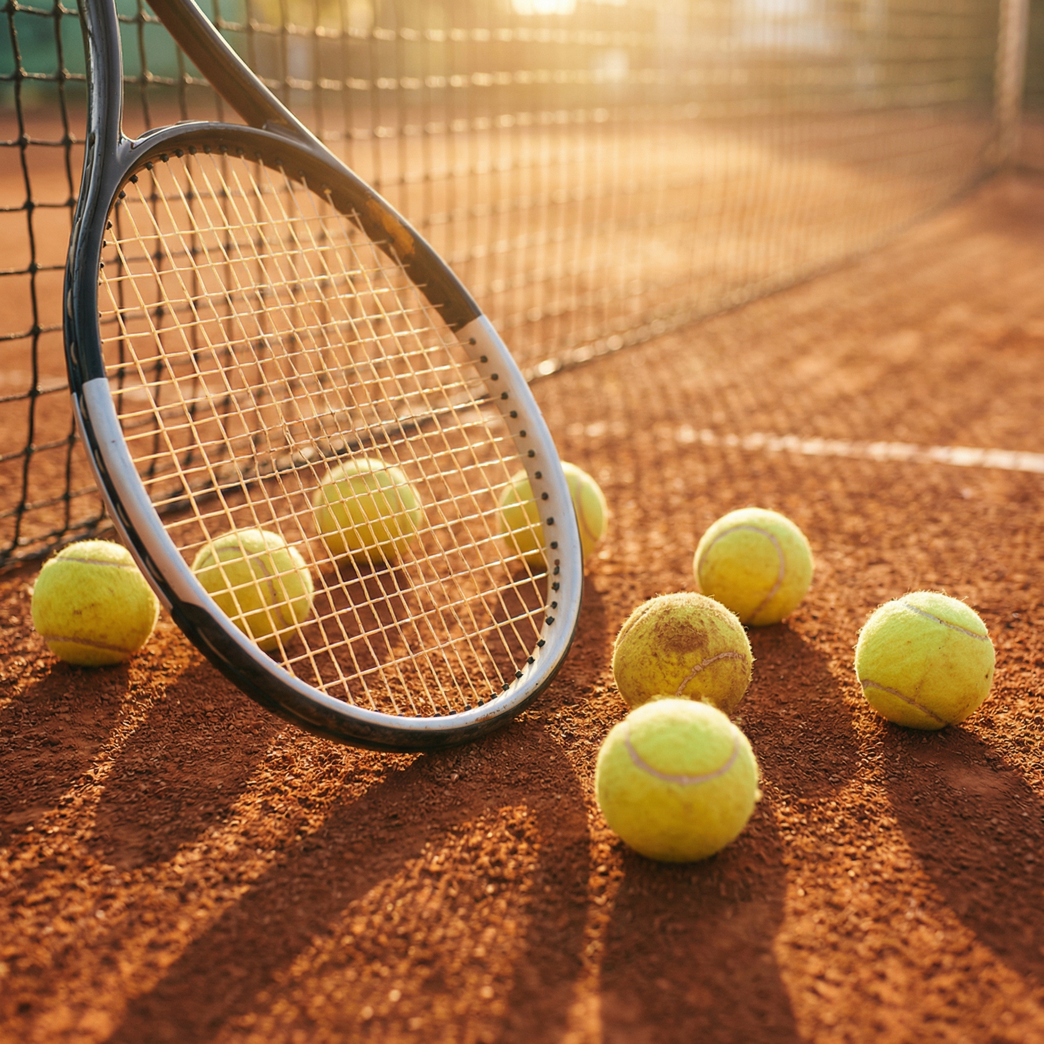 Rakieta tenisowa + piłki